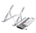 Adjustable Aluminum Laptop Stand | Foldable Portable Laptop Holder for MacBook & Notebooks